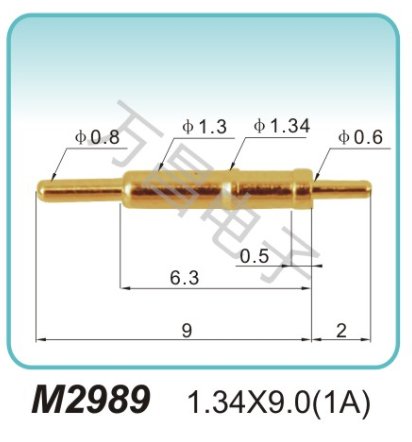 M2989 1.34x9.0(1A)pogopin	探针