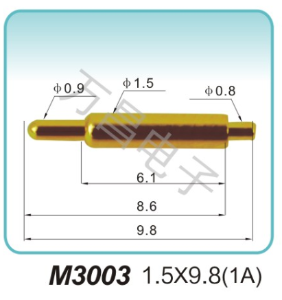 M3003 1.5x9.8(1A)pogopin	探针