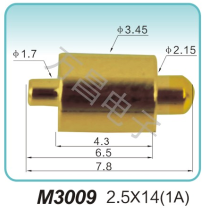 M3009 2.5x14(1A)pogopin	探针