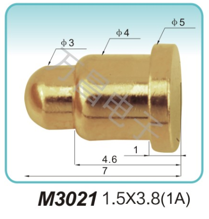 M3021 1.5x3.8(1A)弹簧连接器 探针