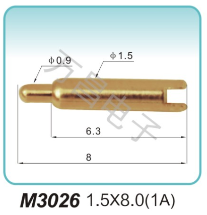 M3026 1.5x8.0(1A)弹簧连接器 探针