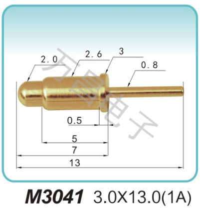 M3041 3.0x13.0(1A)弹簧连接器 探针