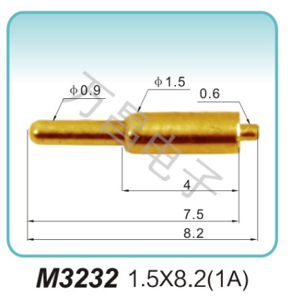 M3232 1.5x8.2(1A)探针 充电弹簧针 磁吸式弹簧针
