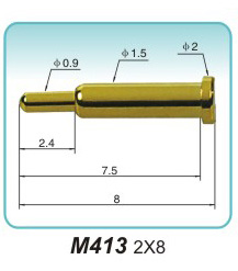 电子连接器M413 2X8