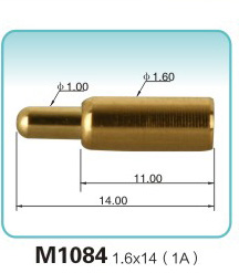 pogo pin M1084 1.6x14 (1A)