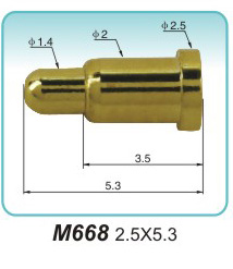 M668  2.5x5.3
