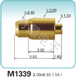 M1339 3.00x6.50(1A)pogopin弹簧顶针 pogopin   探针  磁吸式弹簧针