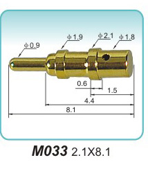 弹簧接触针M033 2.1X8.1
