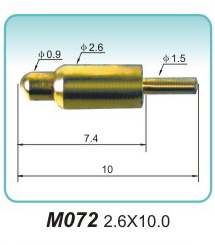 座充探针M072 2.6X10.0