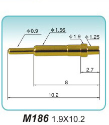 弹簧探针  M186  1.9x10.2
