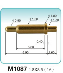 弹簧探针M1087 1.8X8.5(1A)