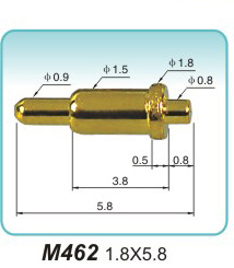 探针连接器   M462  1.8x5.8