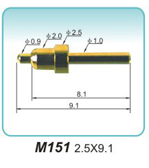 POGO PIN M151 2.5X9.1