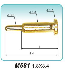 电源接触顶针  M581  1.8x8.4