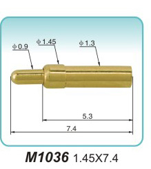 弹簧探针M1036 1.45X7.4