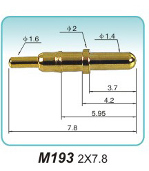 弹簧探针  M193  2x7.8