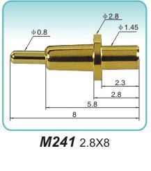 弹簧探针  M241  2.8×8
