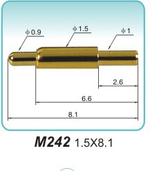 弹簧接触针  M242 1.5x8.1