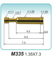 弹簧探针  M335  1.35x7.3