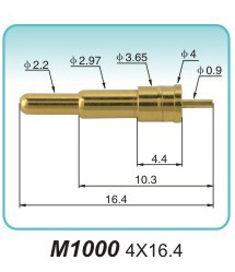 弹簧接触针M1000 4X16.4