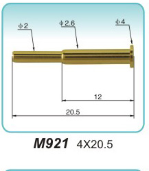 电流触针M921 4X20.5
