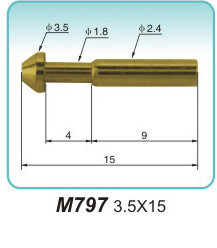 C网天线顶针M797 3.5X15