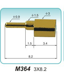 弹簧探针  M364 3x8.2