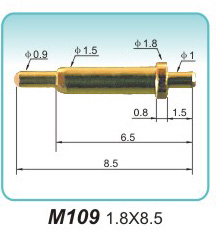 弹簧探针M109 1.8X8.5