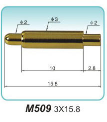 探针连接器   M509  3x15.8