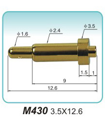 弹簧探针  M430  3.5x12.6