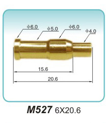 弹簧顶针  M527  6x20.6