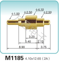 M1185 4.10x12.65(2A)弹簧顶针 充电弹簧针 磁吸式弹簧针