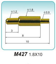 弹簧探针M427 1.8X10