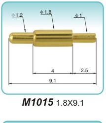 弹簧顶针M1015 1.8X9.1