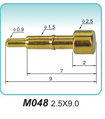 弹簧顶针M048 2.5X9.0