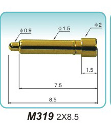弹簧探针  M319 2x8.5