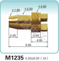 M1235 4.50x9.00(1A)弹簧顶针 pogopin   探针  磁吸式弹簧针