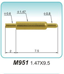 接地弹簧顶针M951 1.47X9.5