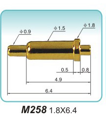 弹簧接触针  M258  1.8×6.4
