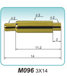 铜弹簧端子M096 3X14