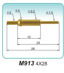 信号接触针M913 4X28 