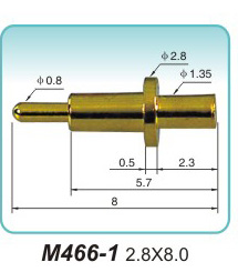 弹簧接触针    M466-1  2.8x8.0
