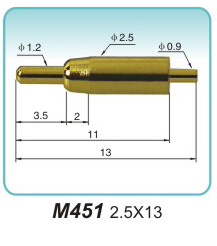 弹簧探针   M451  2.5x13