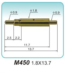 POGO PIN   M450  1.8x13.7