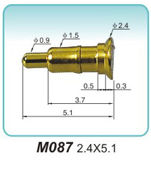 电流触针M087 2.4X5.1