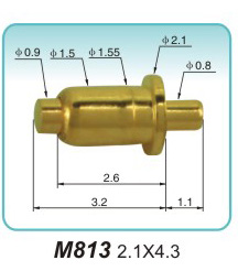 弹簧接触针产品M813 2.1X4.3