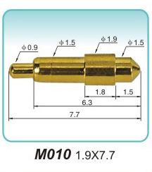 弹簧探针M010 1.9X7.7