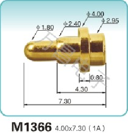 M1366 4.00x7.30(1A)pogopin