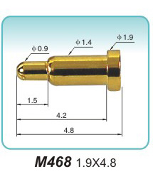 弹簧接触针  M468  1.9x4.8