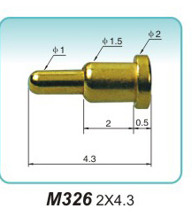弹簧接触针  M326 2x4.3